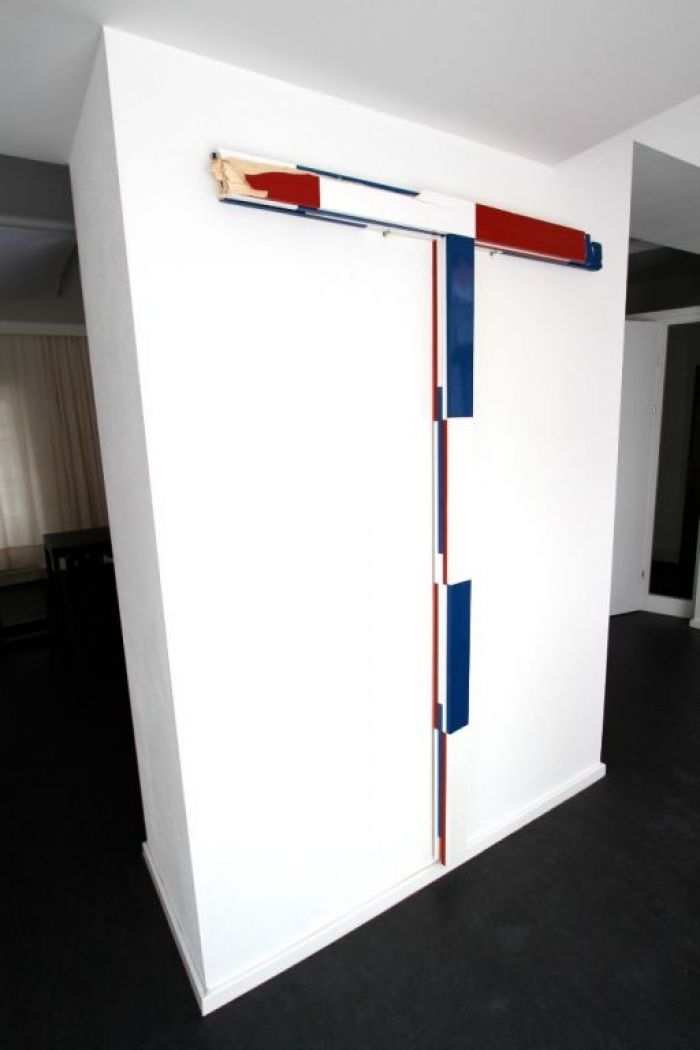 Untitled (In the City Series), 2009 - Enamel paint on wood - 209 x 142 x 7 cm